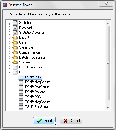 图T15.37  Insert a Token Dialog with Custom Tokens to Classify (插入标记对话框上用来分类的自定义标记)